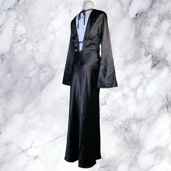 Princess Polly Tashey Bias Cut Maxi Dress - Black - Picture 8 of 8